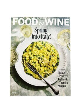 Food & Wine Magazine April 2026 Spring Into Italy Recipes Italian Food